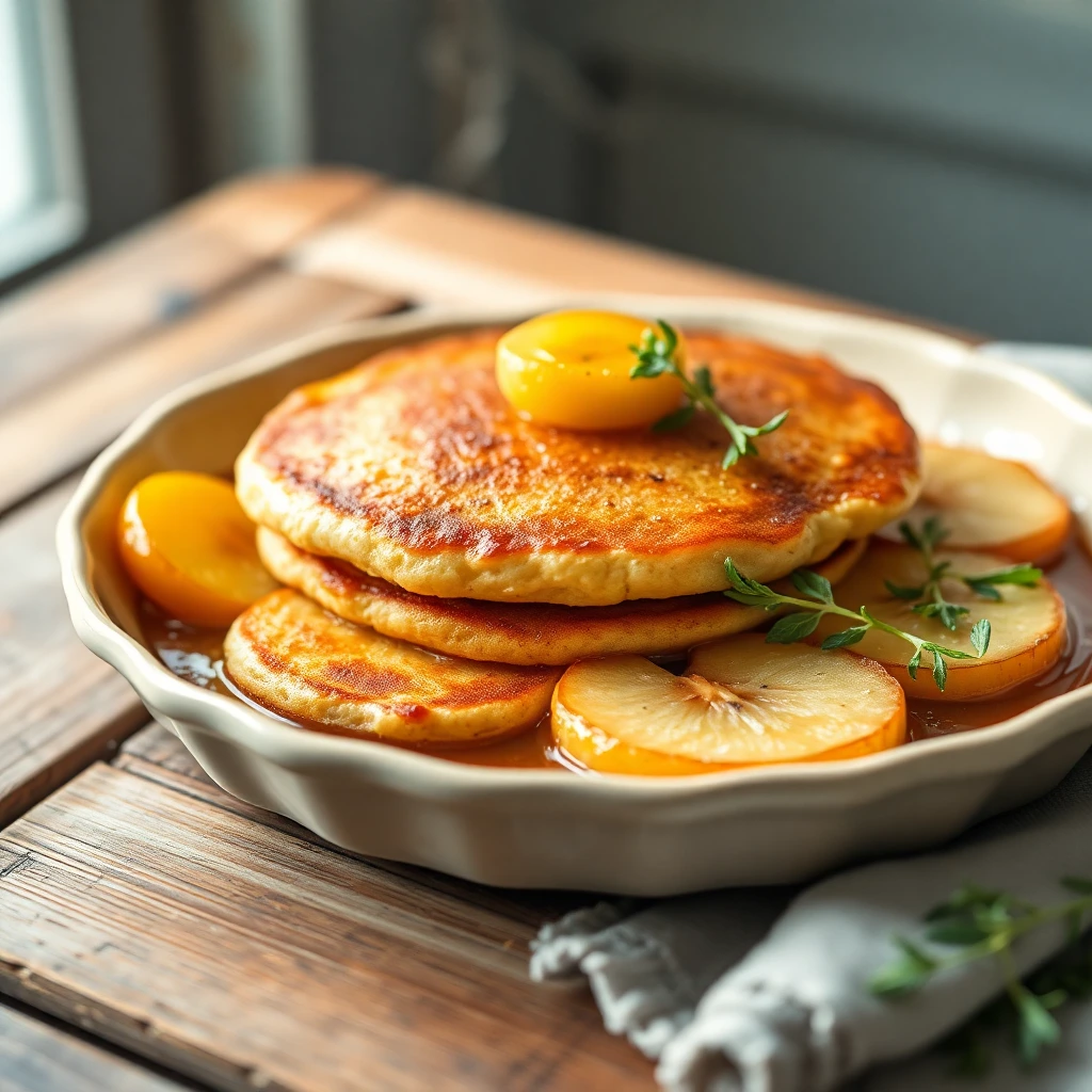 Pancakes Pommes-cannelle