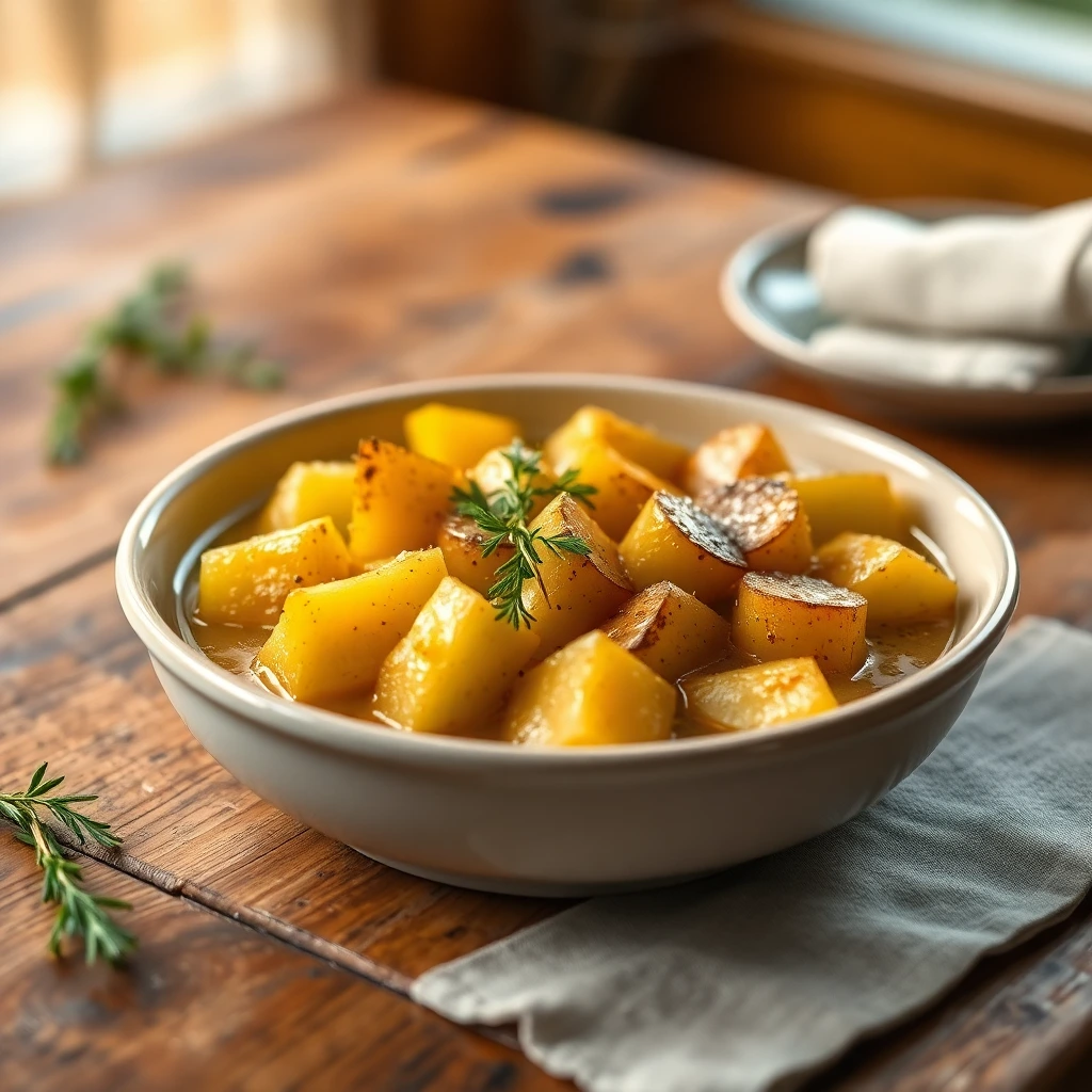 Patates grenaille rôties ail & romarin