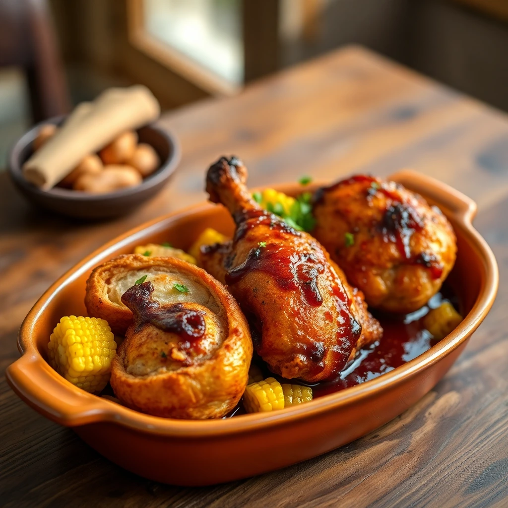 Pilons de poulet BBQ fumé
