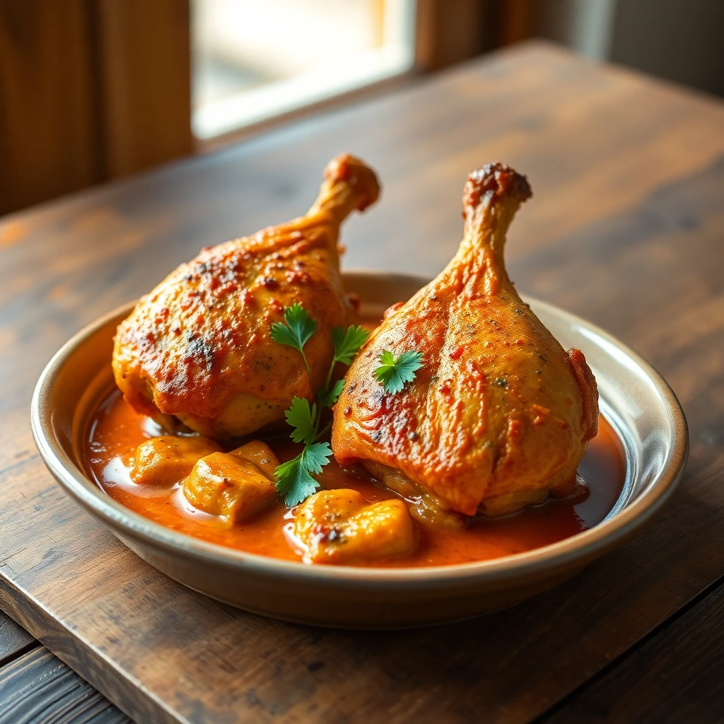 Pilons de poulet Curry rouge thaï