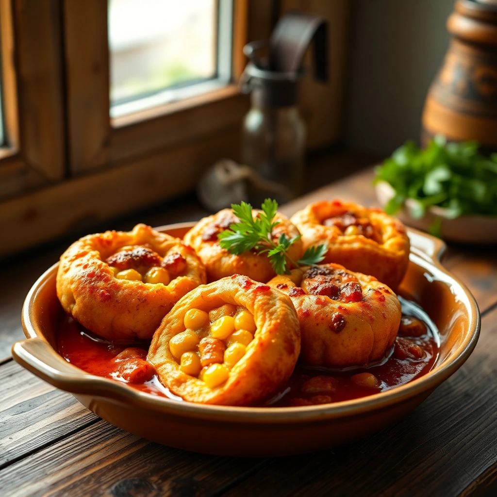 Pois chiches croustillants Curry rouge thaï