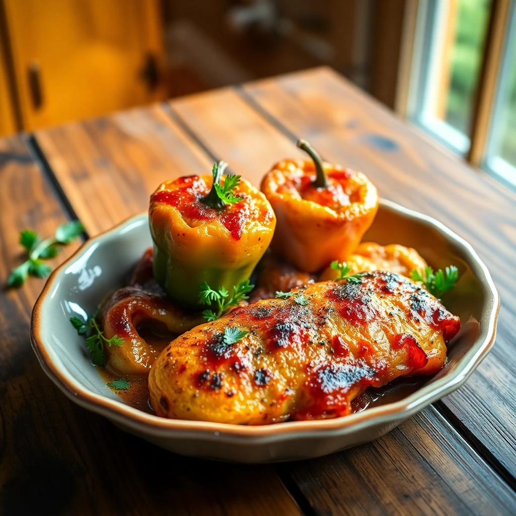 Poivrons rôtis Harissa