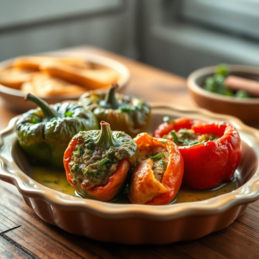 Poivrons rôtis Pesto