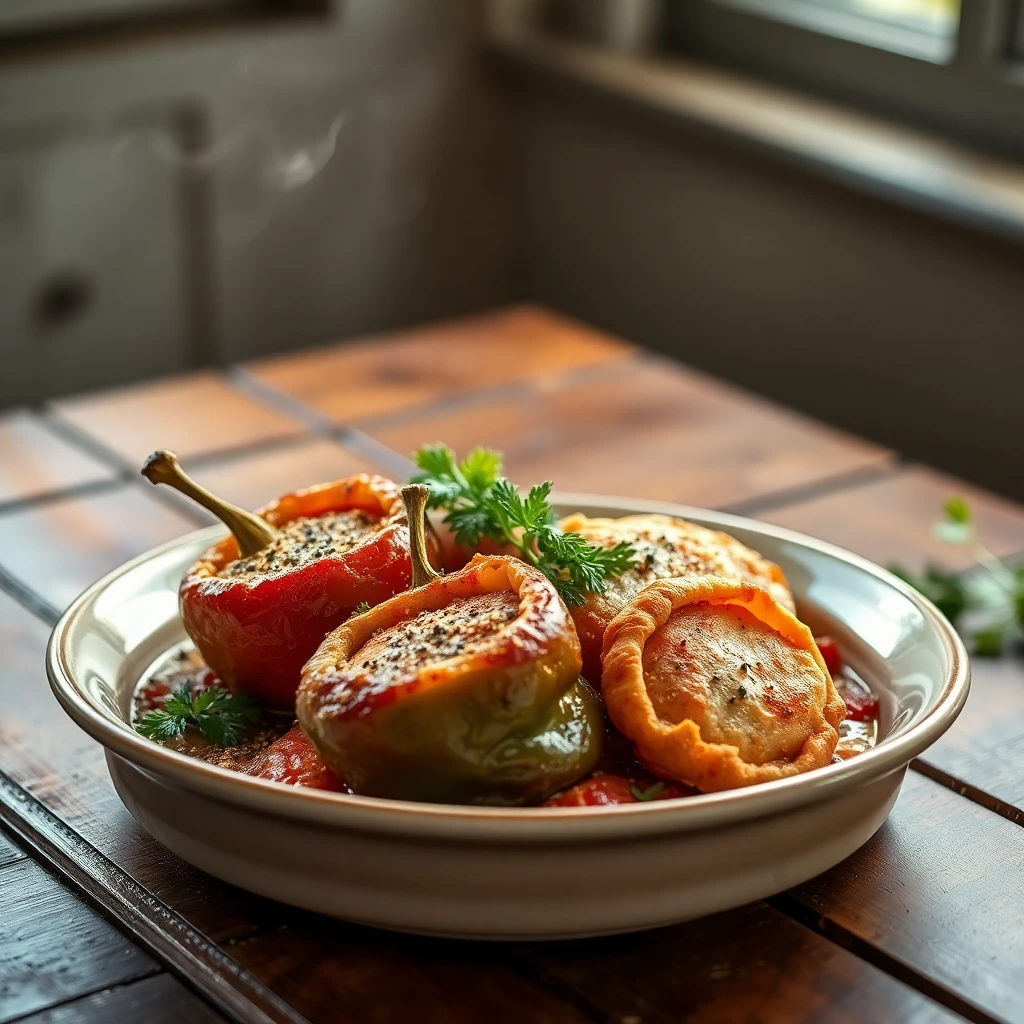 Poivrons rôtis Zaatar
