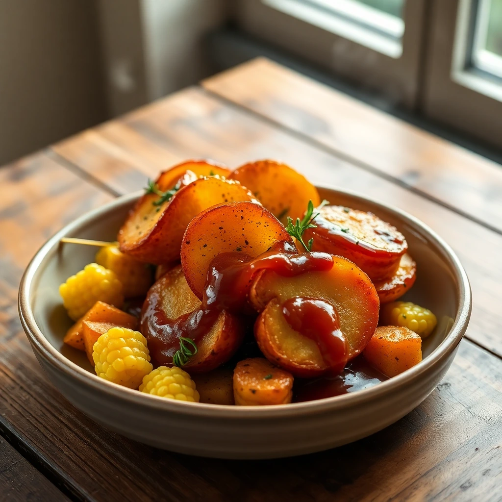 Pommes grenailles BBQ fumé