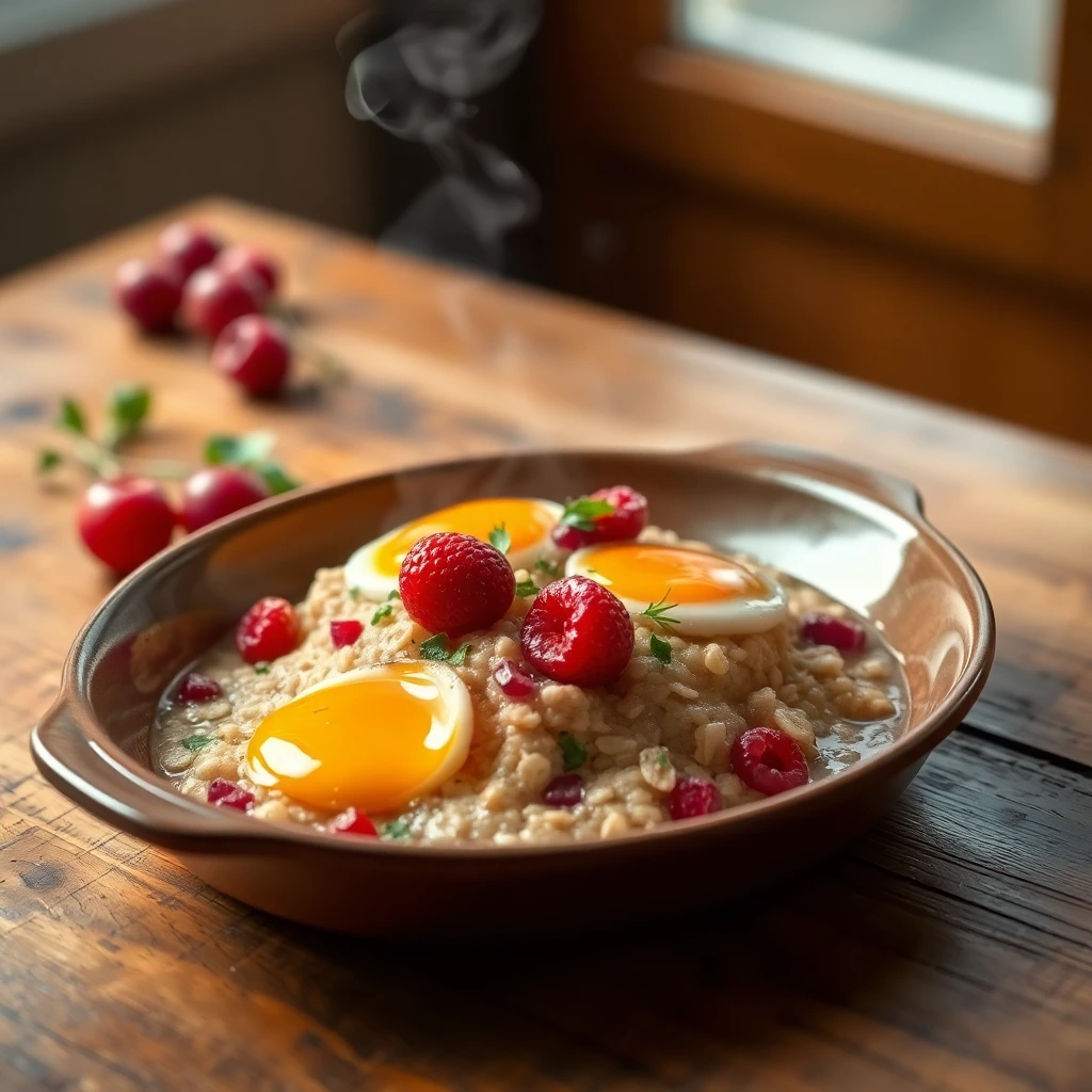 Porridge cuit Fruits rouges