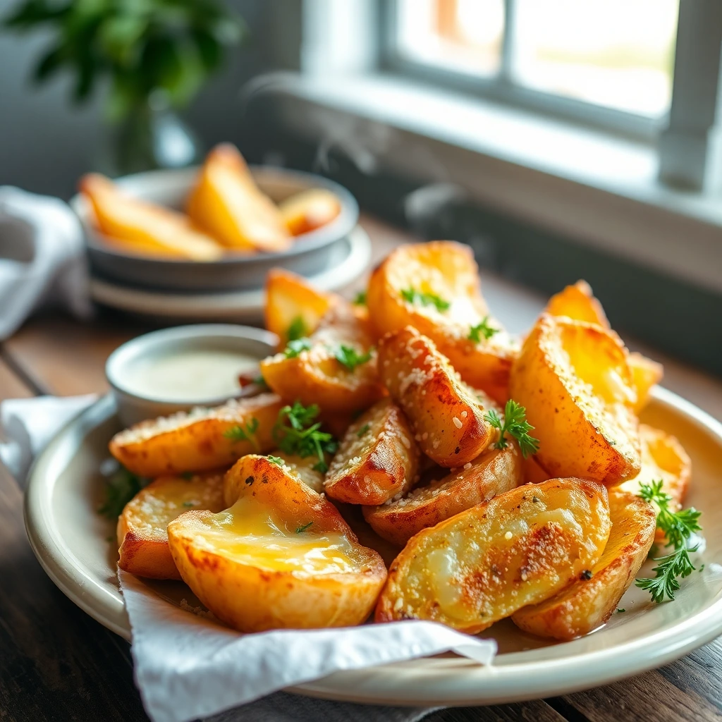 Potatoes / wedges Ail & parmesan