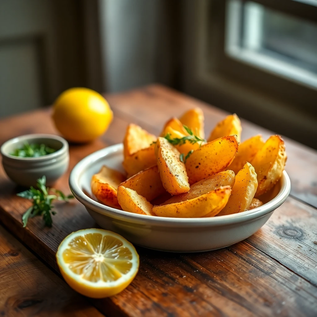 Potatoes / wedges Citron-poivre
