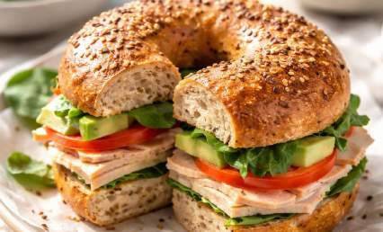 Bagel protéiné 2 ingrédients
