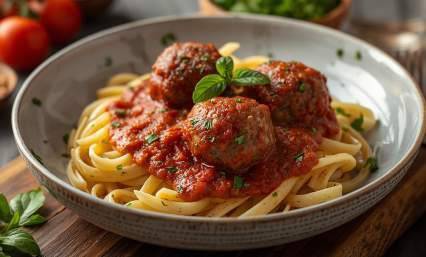 Boulettes viande sauce tomate