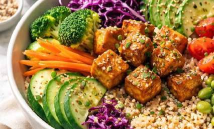 Bowl végétarien protéiné