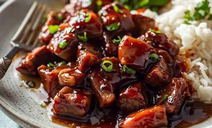 Bœuf mariné sauce soja light