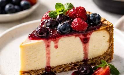 Cheesecake protéiné au skyr