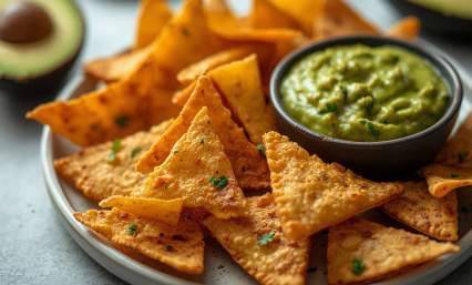 Chips de tortilla protéinées