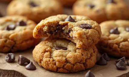 Cookies protéinés croustillants