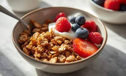 Granola protéiné croustillant