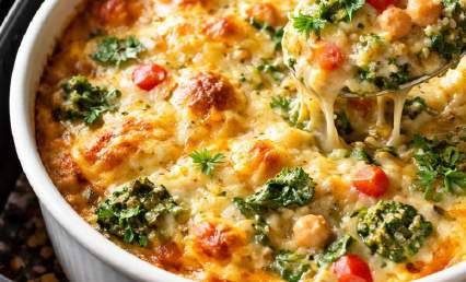 Gratin végétarien protéiné