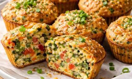 Muffins salés protéinés