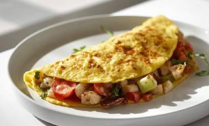 Omelette blanche protéinée