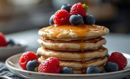 Pancakes avoine & skyr