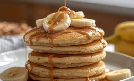 Pancakes protéinés à la banane
