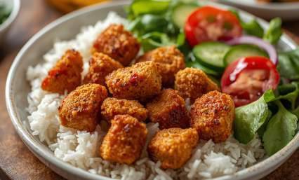 Poulet croustillant épices cajun