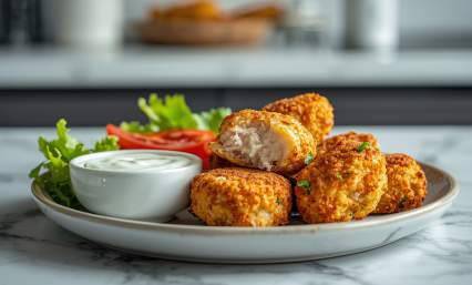 Poulet croustillant protéiné