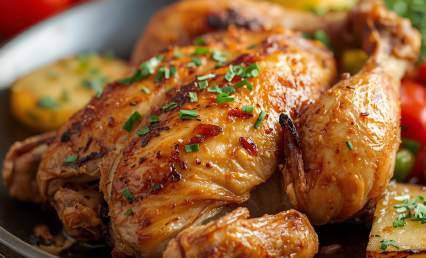 Poulet rôti air fryer