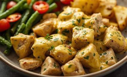 Poulet sauce moutarde