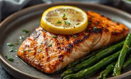 Saumon grillé fitness