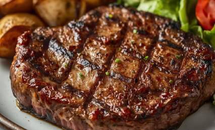 Steak façon grillé