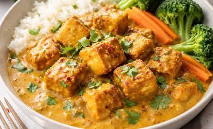 Tofu curry léger