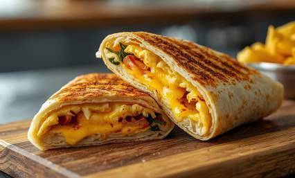 Wrap œufs & fromage protéiné