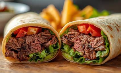 Wrap viande protéiné