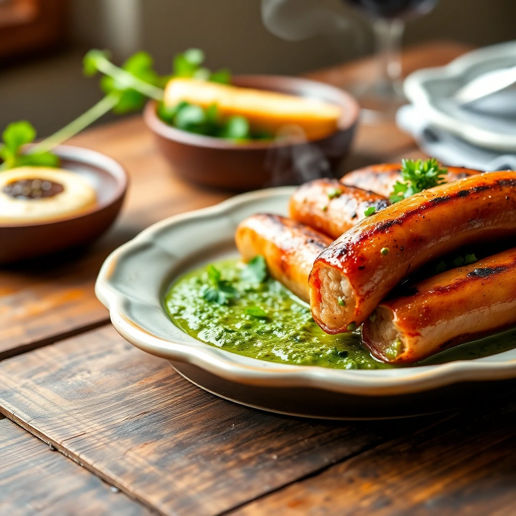 Saucisses Chimichurri