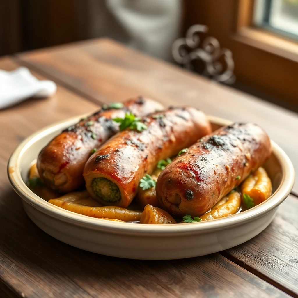 Saucisses Pesto