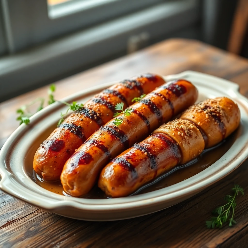 Saucisses Sésame-soja