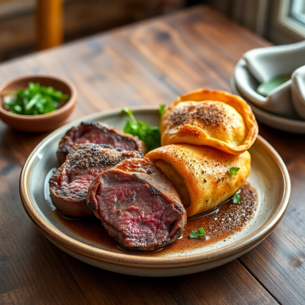 Steak haché Cajun épicé