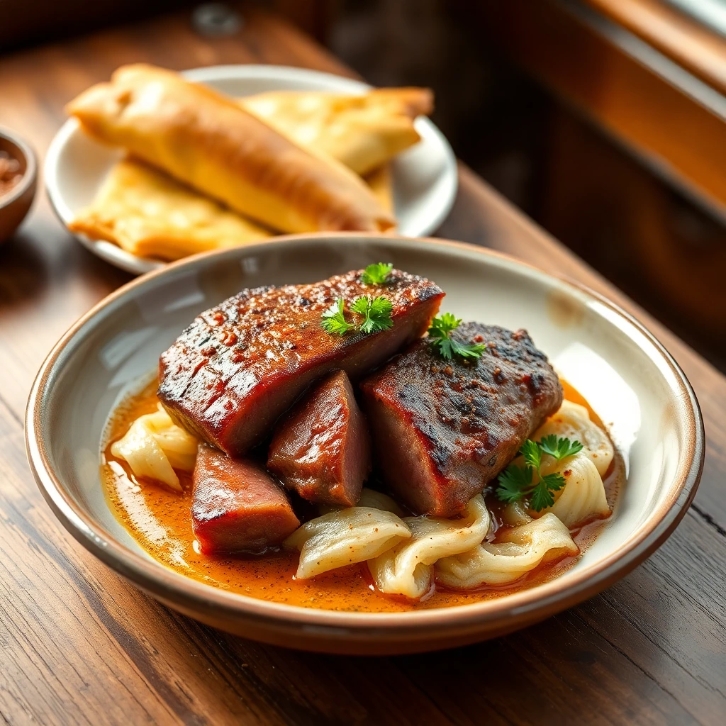 Steak haché Coréen gochujang