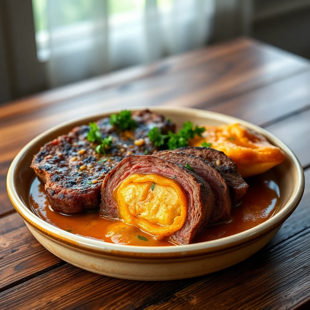 Steak haché Curry-coco