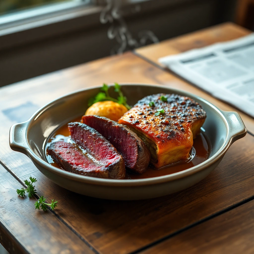 Steak haché Harissa