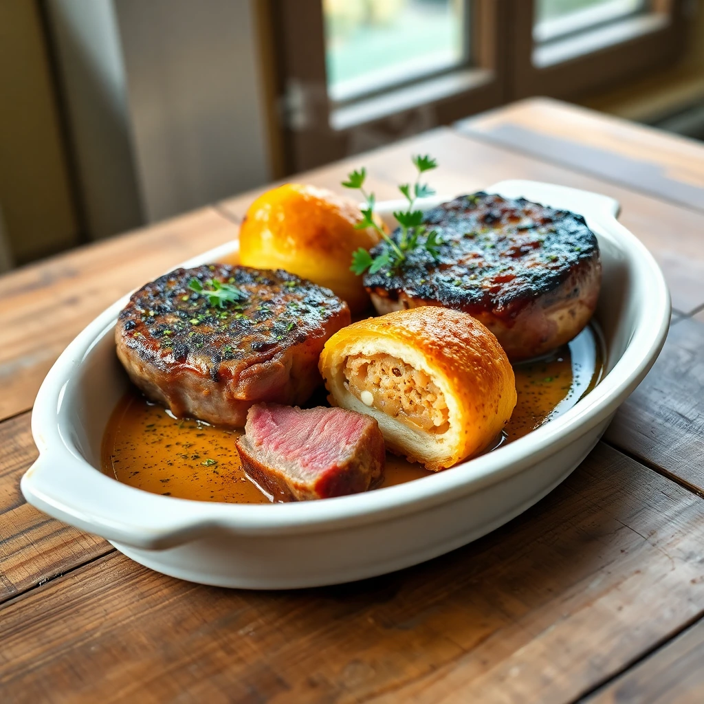 Steak haché Romarin-ail