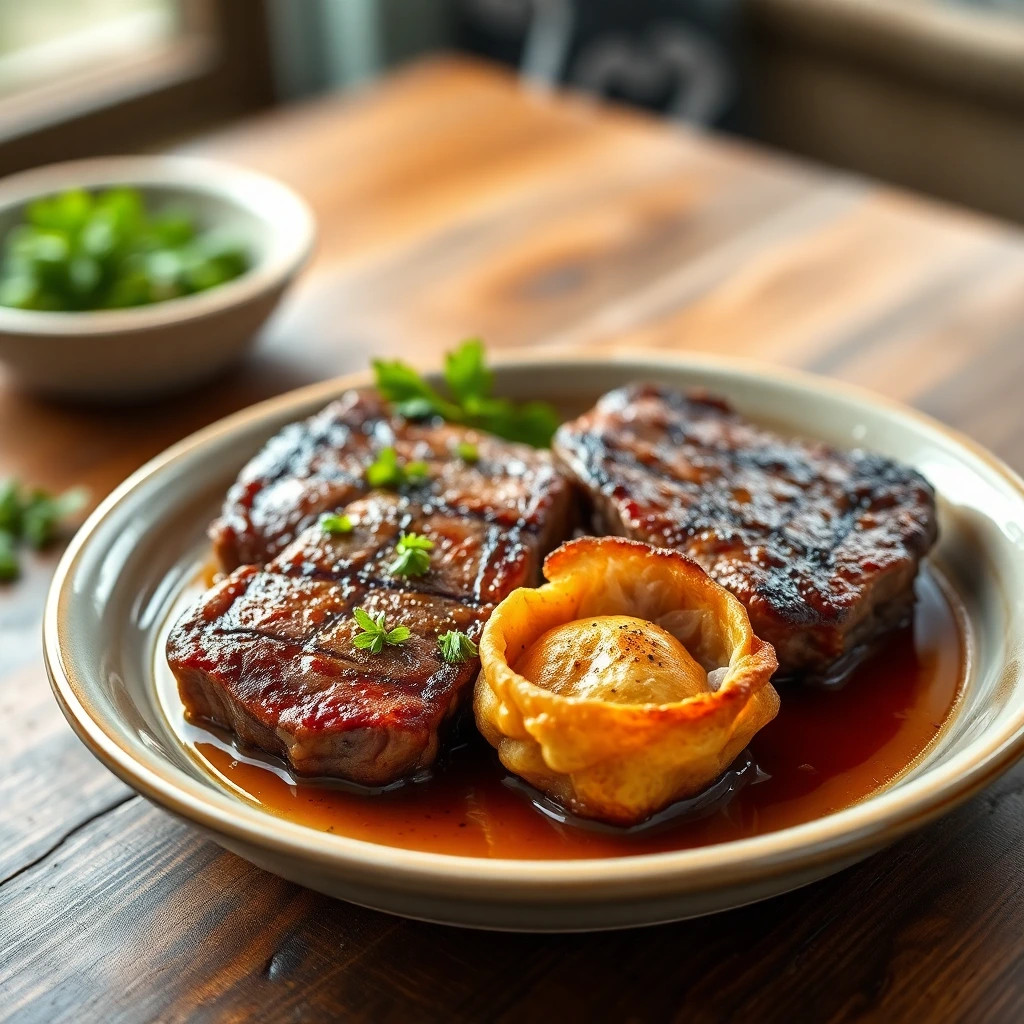 Steak haché Teriyaki
