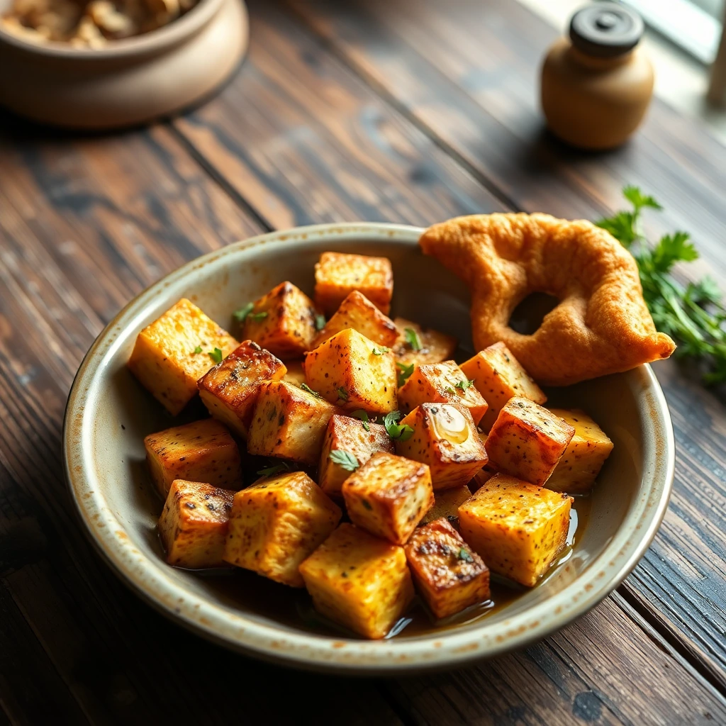 Tofu mariné Balsamique-miel