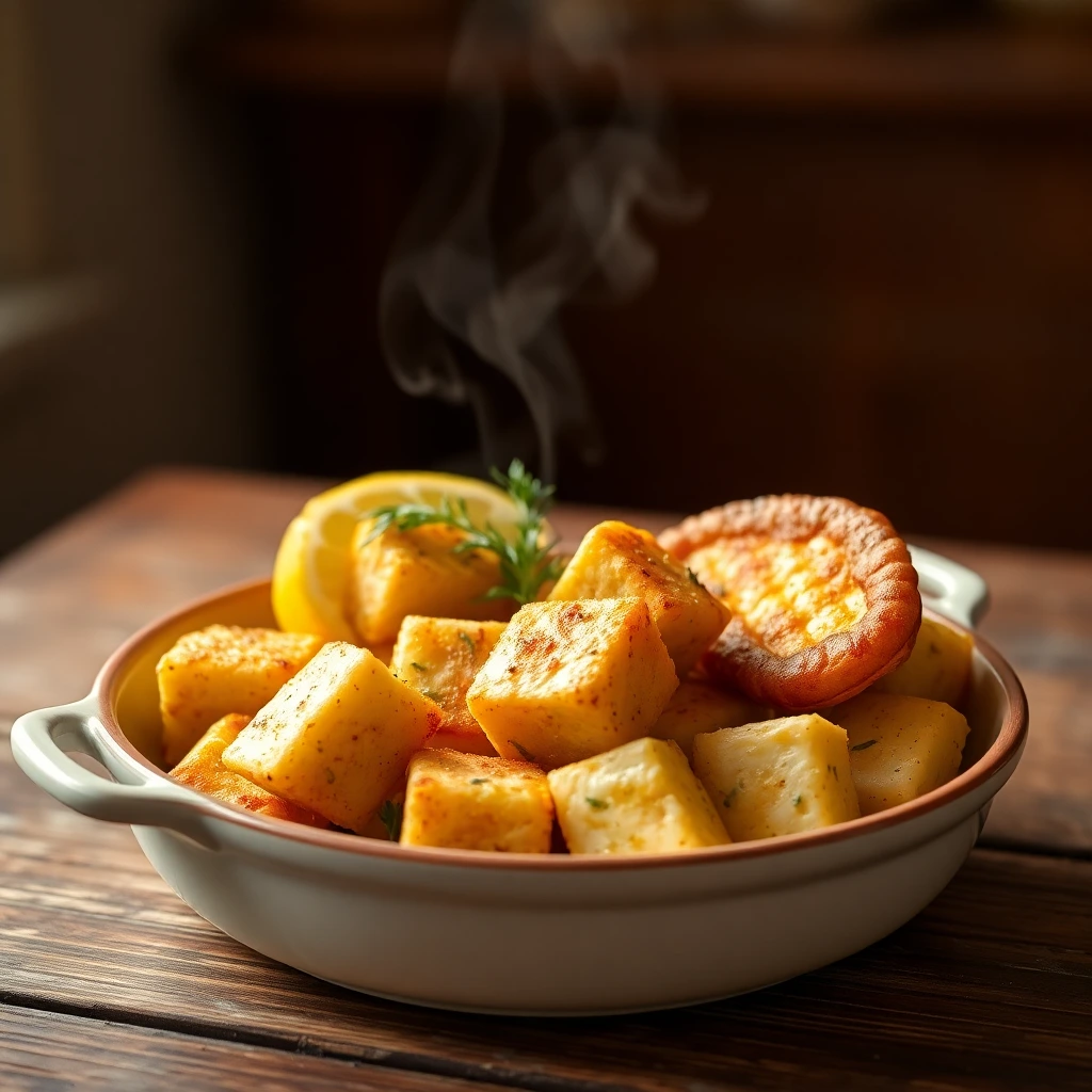 Tofu mariné Citron & herbes