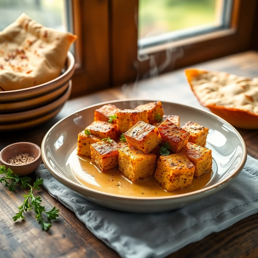 Tofu mariné Harissa