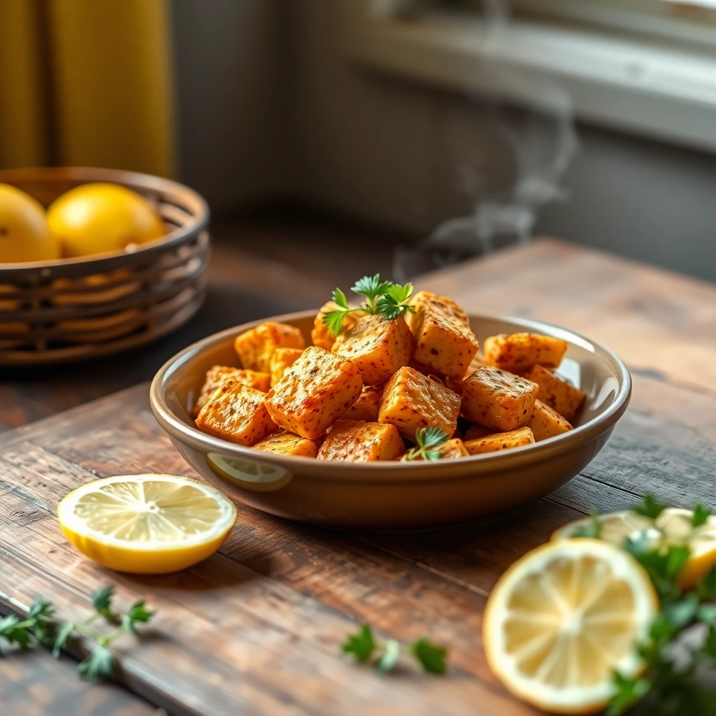 Tofu mariné Piri-piri