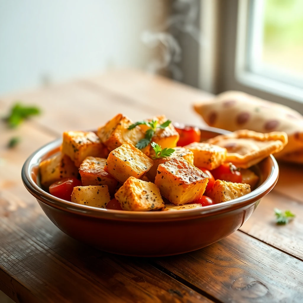 Tofu mariné Provençal