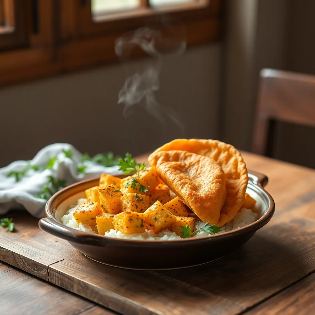 Tofu mariné Tandoori