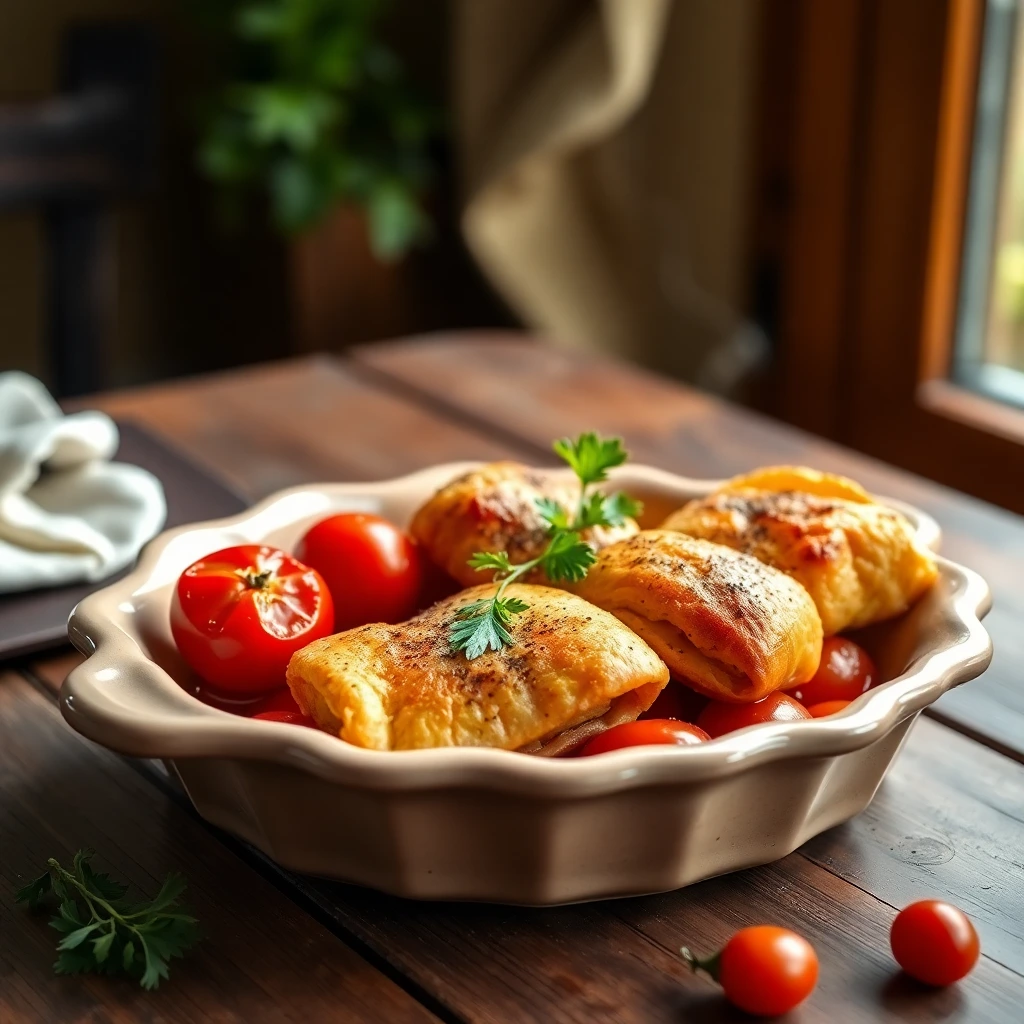 Tomates cerises confites Harissa